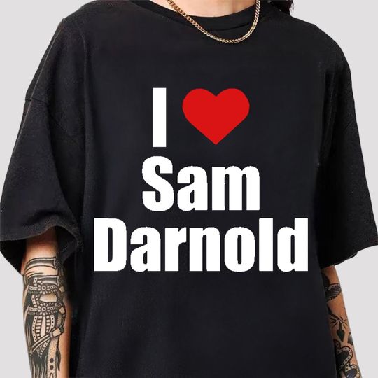 Discover I Love Sam Darnold T-Shirt, Seattle Seahawks I Heart Sam Darnold Shirt, Football Fan Tee