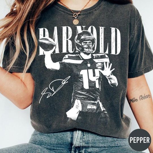 Discover Vintage Sam Darnold Seattle Football Comfort Colors Shirt, Darnold 14 Retro Tee, Seattle Fan Game Day Shirt, Unisex Football Gift