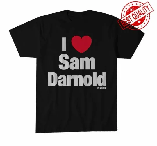 Discover Seattle Seahawks I Heart Sam Darnold T-Shirt I Love Sam Darnold S-3XL