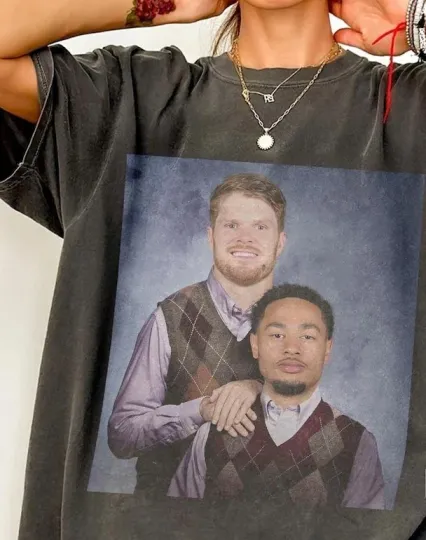 Discover Sam Darnold Jaxon Smith-Njigba Football Shirt, Seattle Step Bros Tee AN66311
