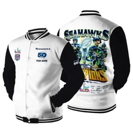 Discover 2026 Seahawks SB Champions Jacket