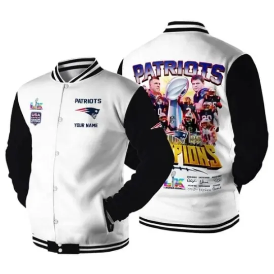 Discover 2026 Patriots SB Champions Jacket