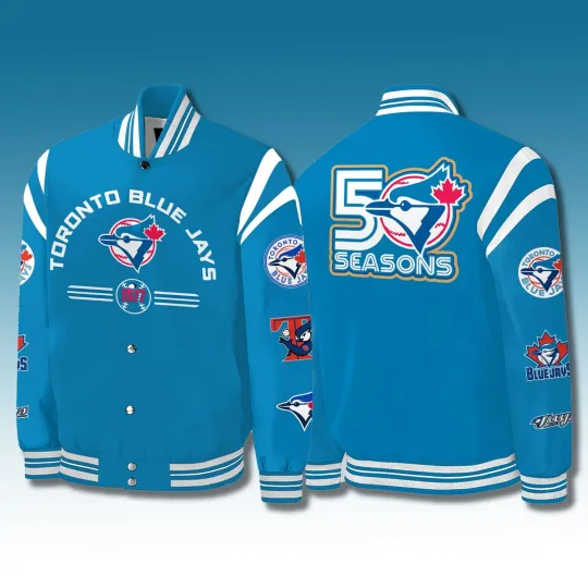 Toronto Blue Jay 50th Seasons Legacy Baseball Varsity Jacket