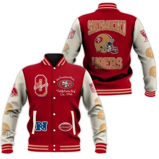 Discover San Franciscos 49er OVO Basaball Jacket, Special Design Varsity Jacket