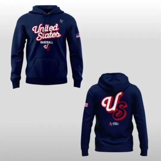 Discover USA Baseball 2026 World Baseball Classic Hoodie