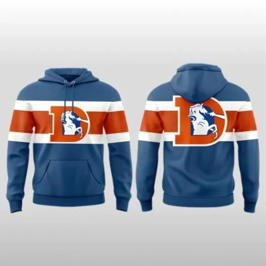 Broncos Vinti Cardigan Throwback Vibe Hoodie
