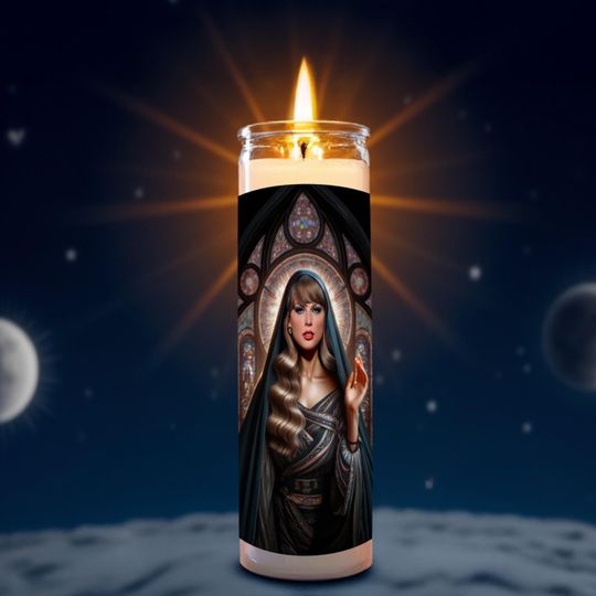 Discover Saint Taylor Celebrity Prayer Candle