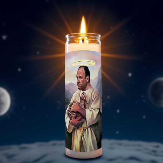 Discover Saint Tony Soprano Celebrity Prayer Candle