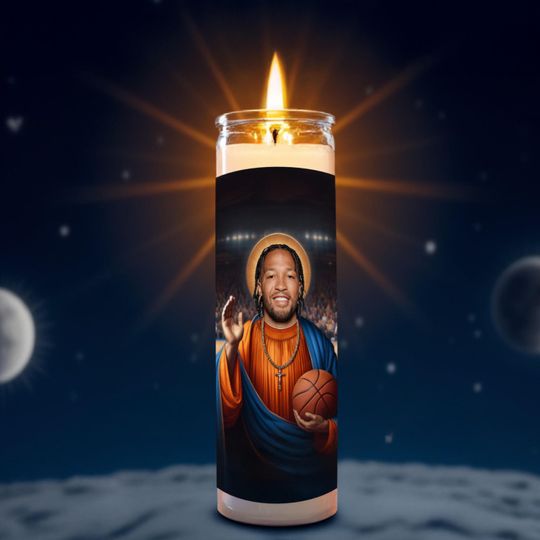 Saint Jalen Brunson Celebrity Prayer Candle
