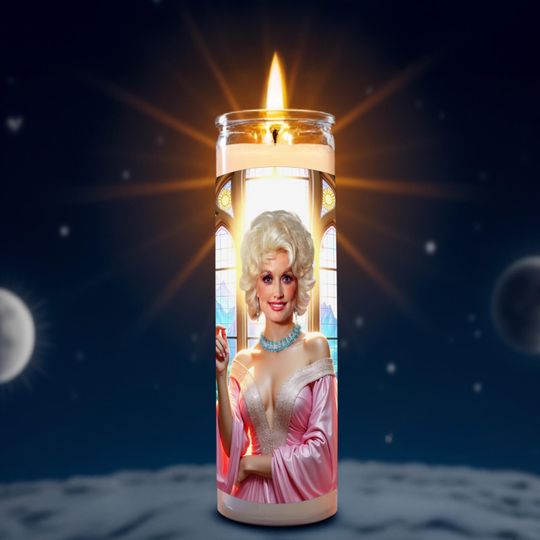 Saint Dolly Parton Celebrity Prayer Candle