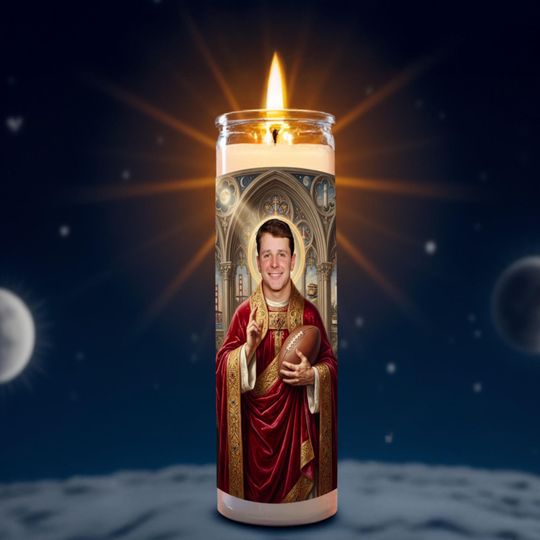 Discover Saint Brock Purdy Celebrity Prayer Candle
