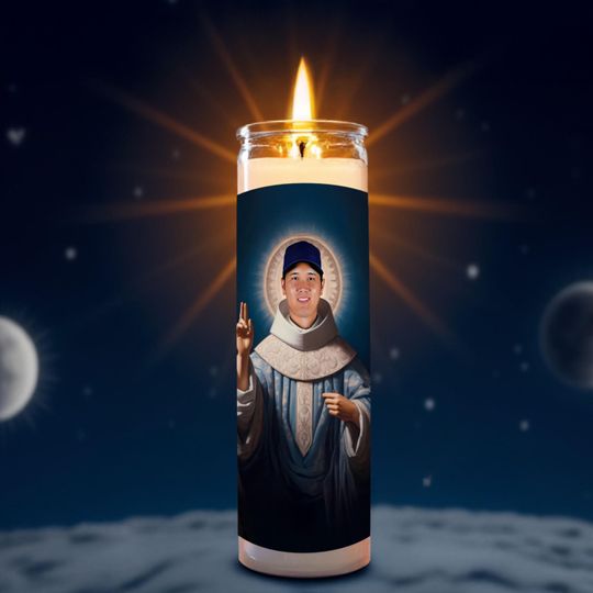 Discover Saint Shohei Ohtani Celebrity Prayer Candle