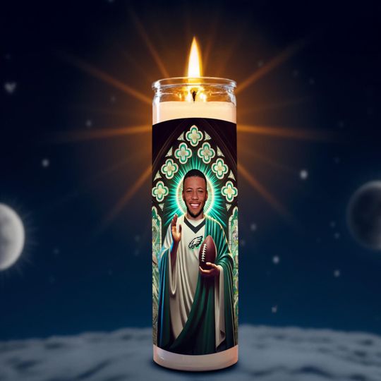 Saint Saquon Barkley Celebrity Prayer Candle