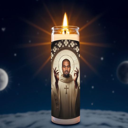 Discover Saint Ye Kanye West Celebrity Prayer Candle