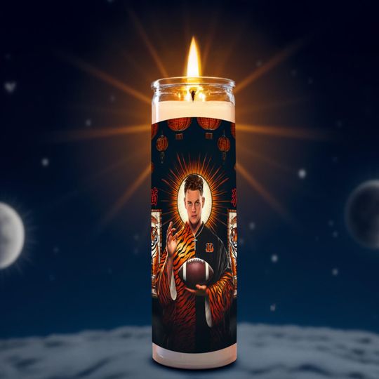 Discover Saint Joe Burrow Celebrity Prayer Candle