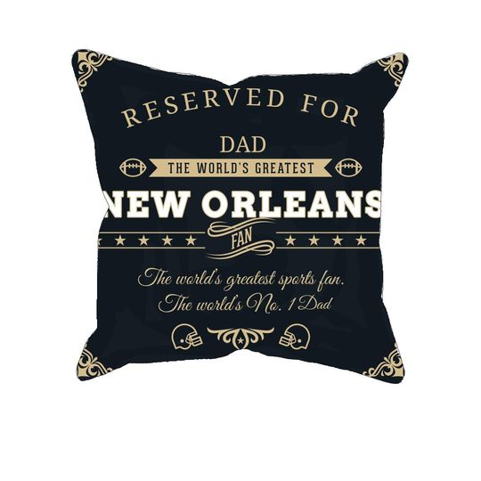 Discover Personalized New Orleans Football Pillow Case: Sports Fan Gift