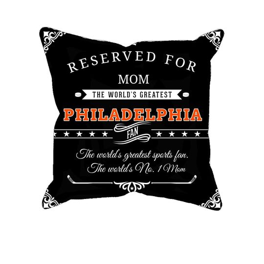 Discover Personalized Philadelphia hockey pillow case, unique custom gift for philadelphia flyers fan, NHL ice hockey pillow cover, hockey sports fan