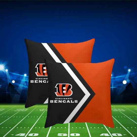 Cincinnati Bengals Tailgate Gear, Bengals Towel,  Pillow Covers, Apron, Bengals Bag, Sports Team Decor, Gifts for Him, Gameday Gear