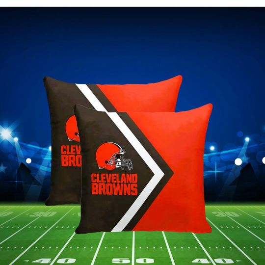 Cleveland Browns Fans Gear, Browns Apron, Browns Pillow Covers, Gifts for Browns Fans, Gameday Decor, Tailgate Gear,