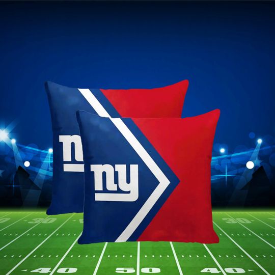NY Giants Tailgate Gear, Giants Pillow Covers, NY Giants Towel, Giants Apron NY Giants Bag, Sports Team Decor, Mancave Gameday Gear for Fans