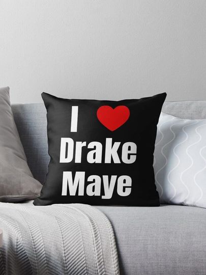 Discover I Love Drake Maye Pillowcase, New England Football Fan Cushion Cover, #10 Drake Maye Patriots Inspired Silly