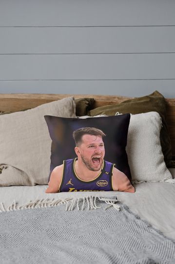 Discover Luka Doncic Pillow | LA Pillow | Home Bedroom Decor