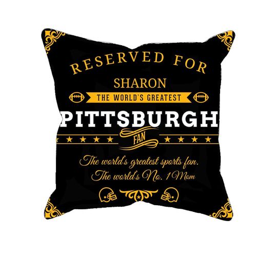Discover Personalized Pittsburgh Steeler Pillow Case: Custom Football Fan Gift