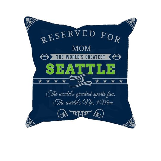 Personalized Seattle Seahawks Pillow Case: Football Fan Gift
