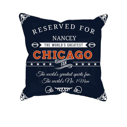 Discover Personalized Chicago Bears Pillow Case: Unique Football Fan Gift