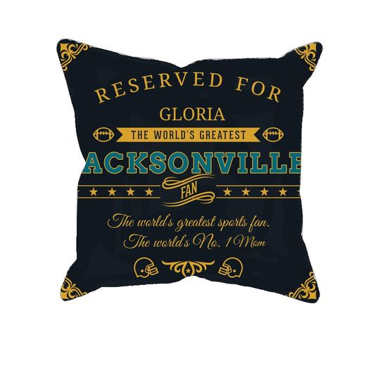 Personalized Jacksonville Jaguars Pillow Case: Unique Football Fan Gift