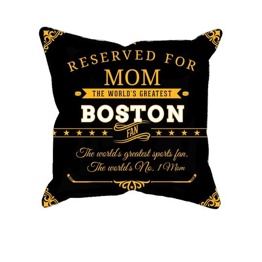 Discover Personalized Boston Hockey Pillow Case: Bruins Fan Gift