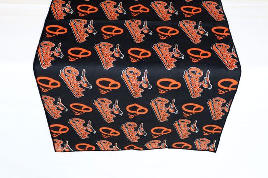 Discover Baltimore Orioles Table Runner / Home Dining Table Dcor / Sports Events / Holidays and Parties / Tailgate