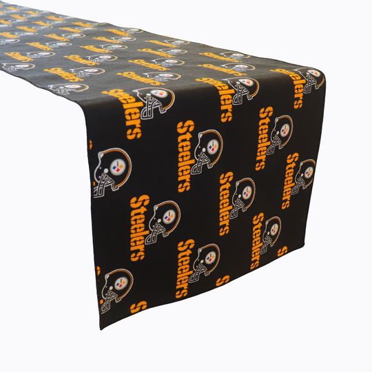 Pittsburgh Steeler Table Runner / Home Dining Table Dcor / Sports Events / Holidays and Parties / Tailgate / Football Fans