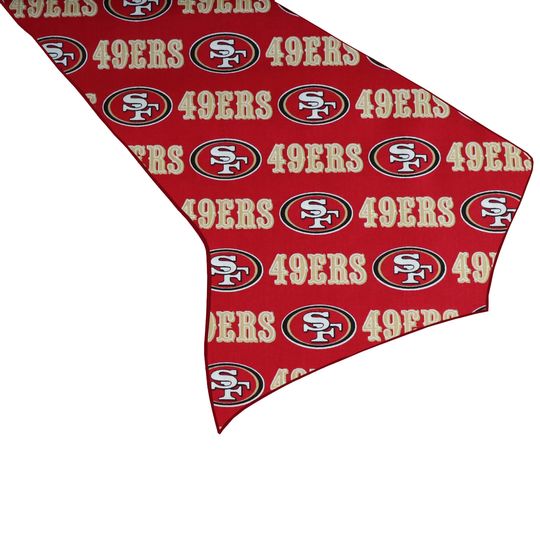 San Francisco 49ers Table Runner / Home Dining Table Dcor / Sports Events / Holidays and Parties / Tailgate / Football Fans