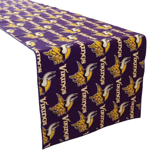 Discover Minnesota Vikings Table Runner / Home Dining Table Dcor / Sports Events / Holidays and Parties / Tailgate / Football Fans