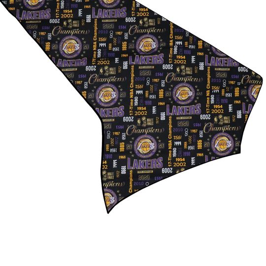 Table Runner LA Lakers Champions Basketball / Sports Fans / BBQ / Tailgate / Home Dcor / Parties / Events