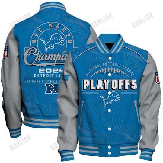 Detroit Lions Unisex Varsity Jacket