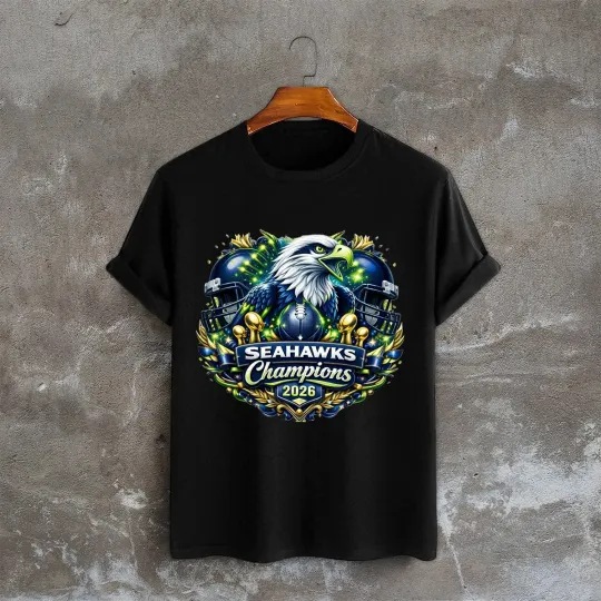 Discover Seattle Seahawks Champions 2026 Tshirt
