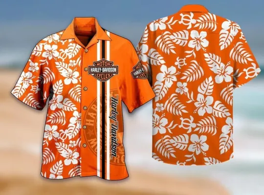Discover Harley Motor Racing Davidson Casual Button Down Shirt Unisex Adults S-5XL Gift