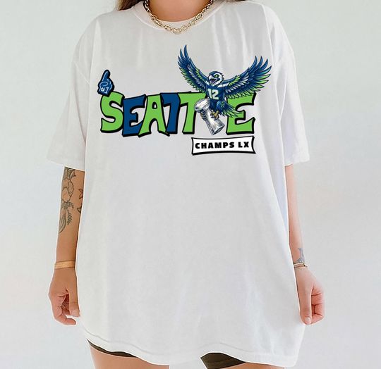 Discover Seattle Football Championship T-Shirt, Seattle Football Retro Tee, Game Day Football, Vintage Seattle Football Fans Shirt