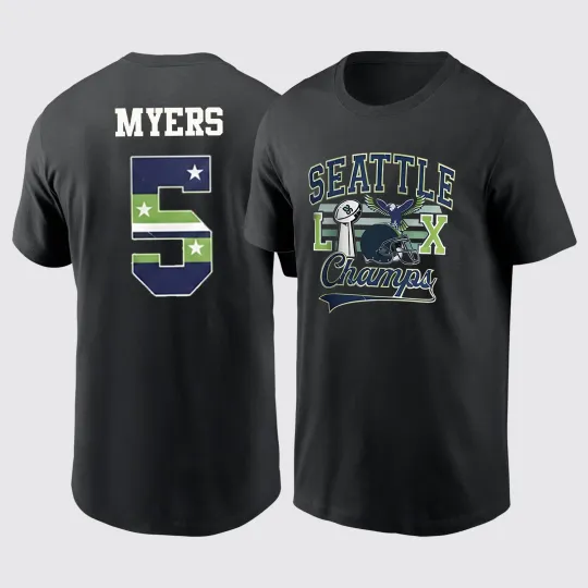 Discover Jason Myers #5 Seattle Seahawks Champs Name and Number