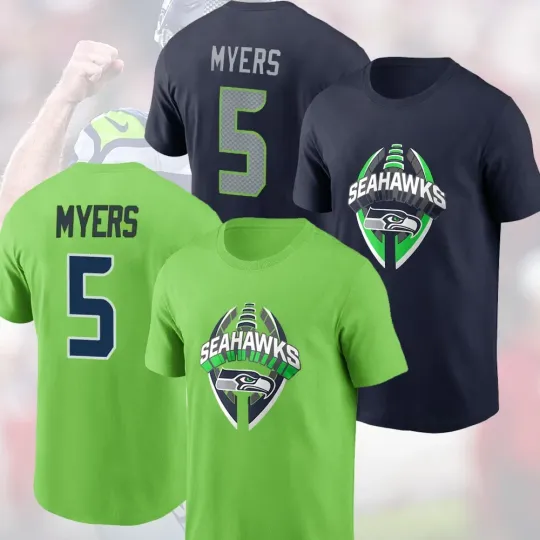 Discover 2025 Jason Myers #5 Seattle Name & Number Player Gift For Fans