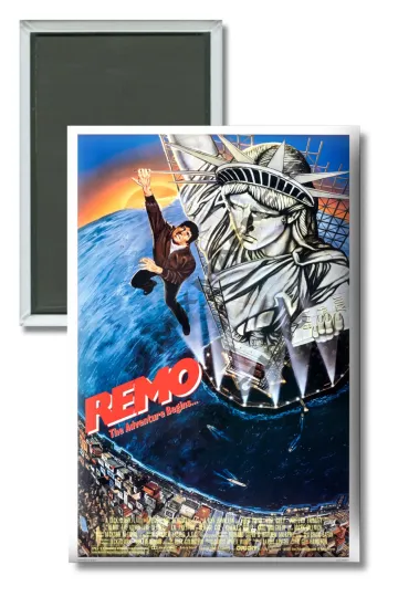 Discover Remo Williams The Adventure Begins 1985 Movie Poster Refrigerator Magnet