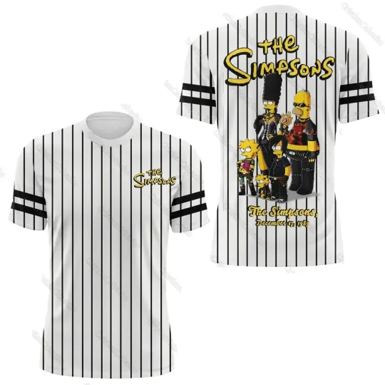 Discover The Simpsons 3D SHIRT cool AOP cartoon All sizes