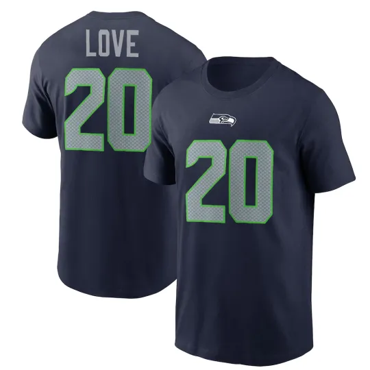 Julian Love #20 Seattle Seahawks Name and Number