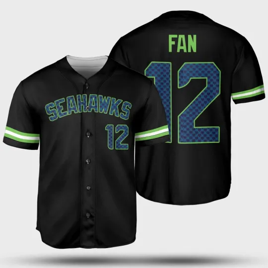 Discover Personalized #12 Name and Number Fans Shirt - Black, Size S to 5XL