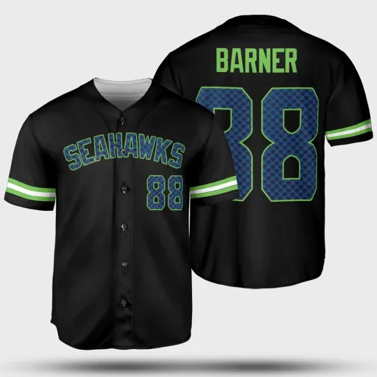 Discover AJ Barner #88 Name and Number Fans Shirt - Black