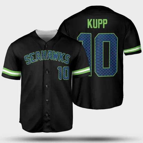 Discover Cooper Kupp #10 Name and Number Fans Shirt - Black