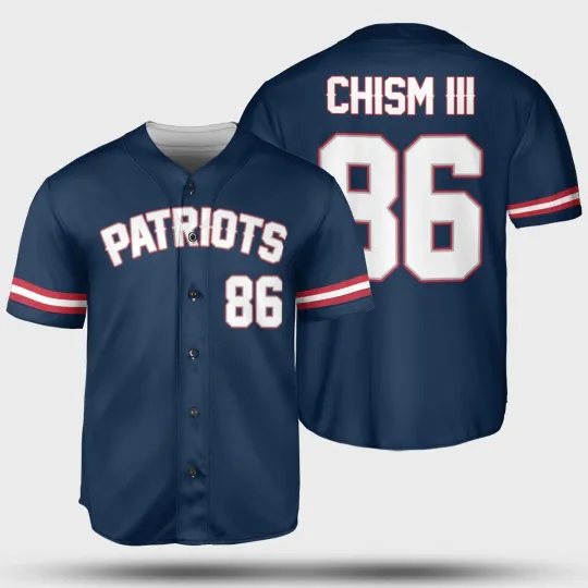 Discover Efton Chism III #86 Name and Number Fans Shirt - Navy