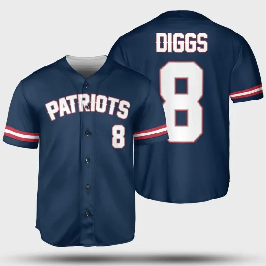 Discover Stefon Diggs #8 Name and Number Fans Shirt - Navy